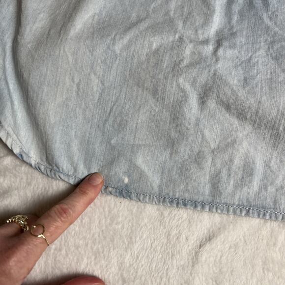 Driftwood Women’s Embroidered Detty Blouse Size M Floral Boho California Country - Picture 8 of 9